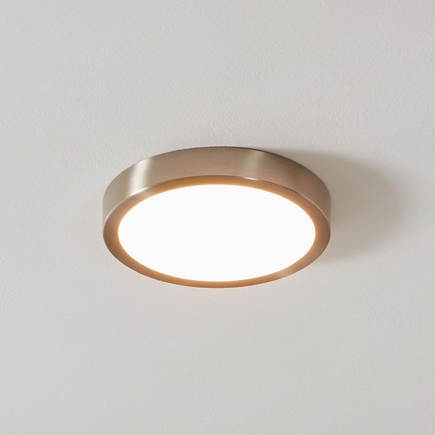 Eglo - Plafonnier LED dimmable pour salle de bains, 16,5 W / 230 V, IP44, ZigBee, Ø 21 cm