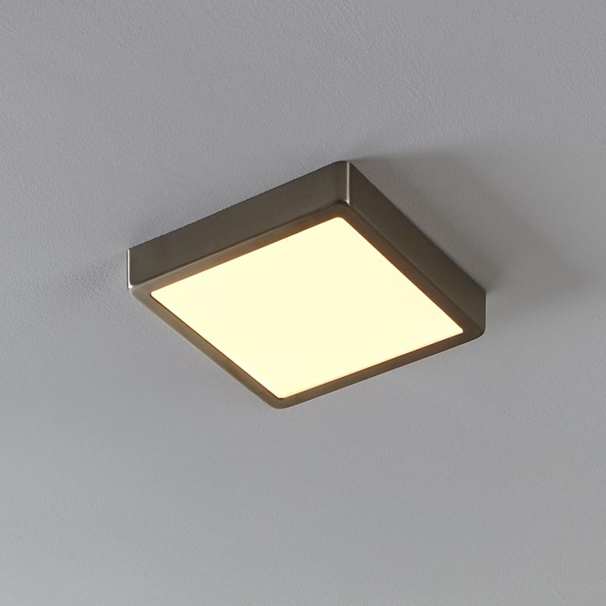 Eglo - Plafonnier LED dimmable pour salle de bains, 16,5 W, 230 V, IP44, compatible ZigBee, 21 x 21 cm