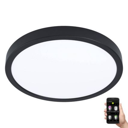 Eglo - Luminaire de salle de bains LED à intensité variable/19,5W/230V 2700-6500K IP44 noir