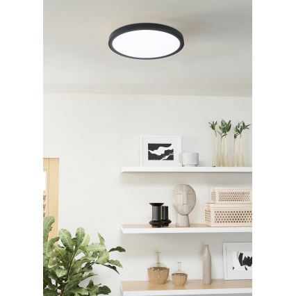 Eglo - Luminaire de salle de bains LED à intensité variable/19,5W/230V 2700-6500K IP44 noir