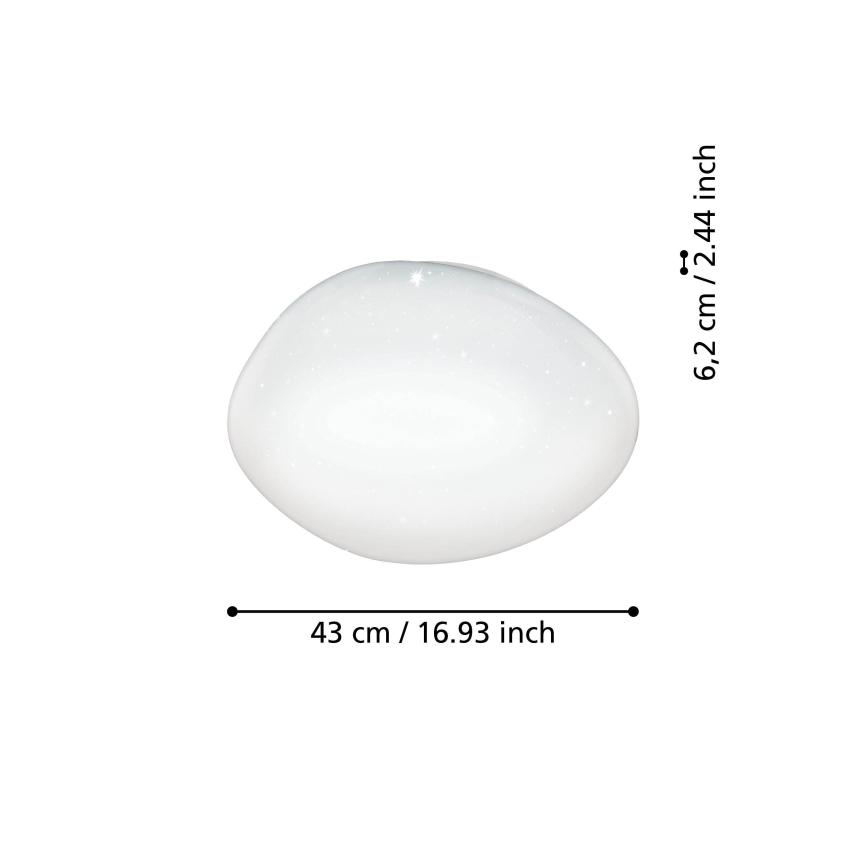 Eglo - Plafonnier LED RGBW dimmable LED/21,6W/230V diam. 43 cm