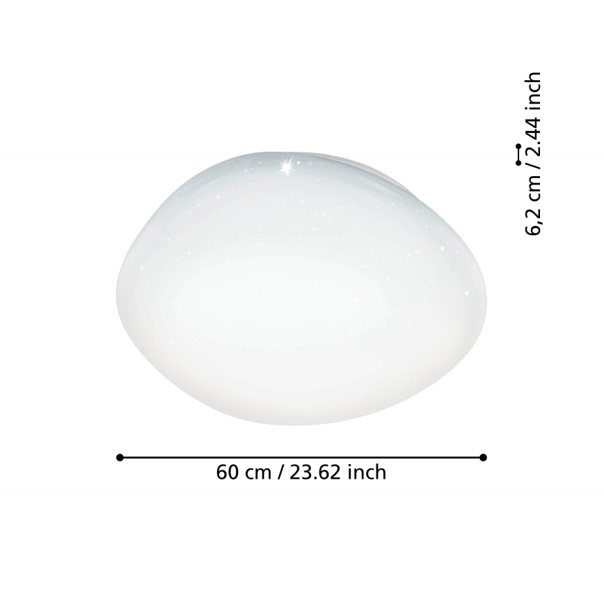 Eglo - Plafonnier LED RGBW dimmable LED/33W/230V Ø 60 cm