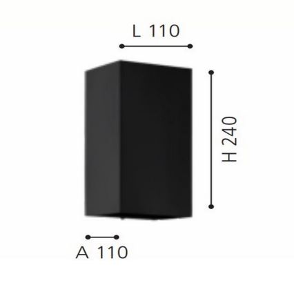 Eglo - Applique murale d'extérieur LED RVB à intensité variable 2xGU10/5W/230V IP55 2700-6500K