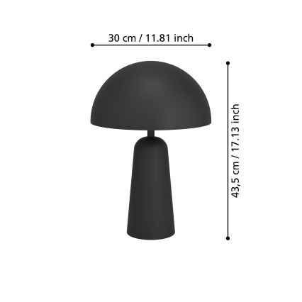 Eglo - Lampe de table 1xE27/40W/230V