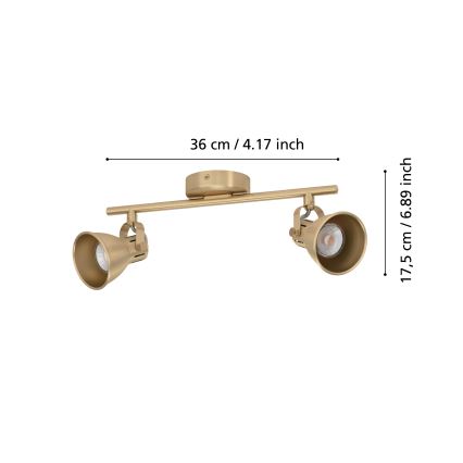 Eglo - Spot LED 2xGU10/3W/230V