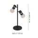 Eglo - Lampe de table 2xE27/10W/230V
