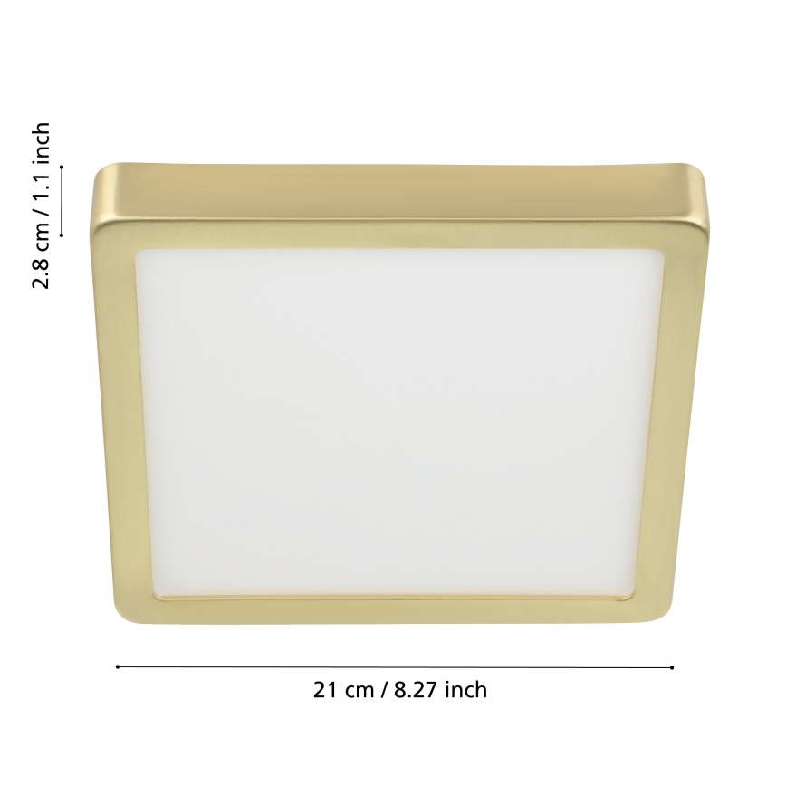 Eglo - Plafonnier LED/17W/230V 21x21 cm