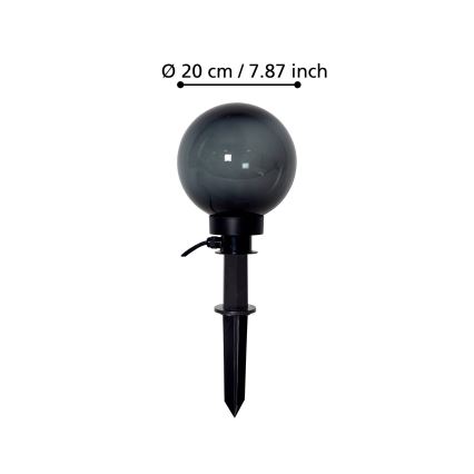 Eglo - Lampadaire extérieur 1xE27/40W/230V d. 20 cm IP44