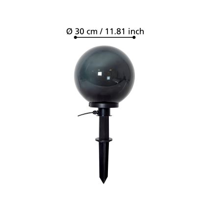 Eglo - Lampadaire extérieur 1xE27/40W/230V d. 30 cm IP44