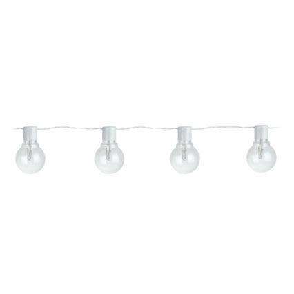 Eglo - Guirlande décorative extérieure LED 16xLED/0,064W/24V IP44 blanche