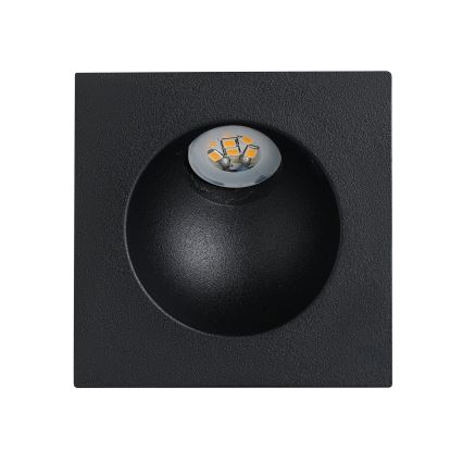 Eglo - Spot d'escalier LED/2W/230V 3000K noir