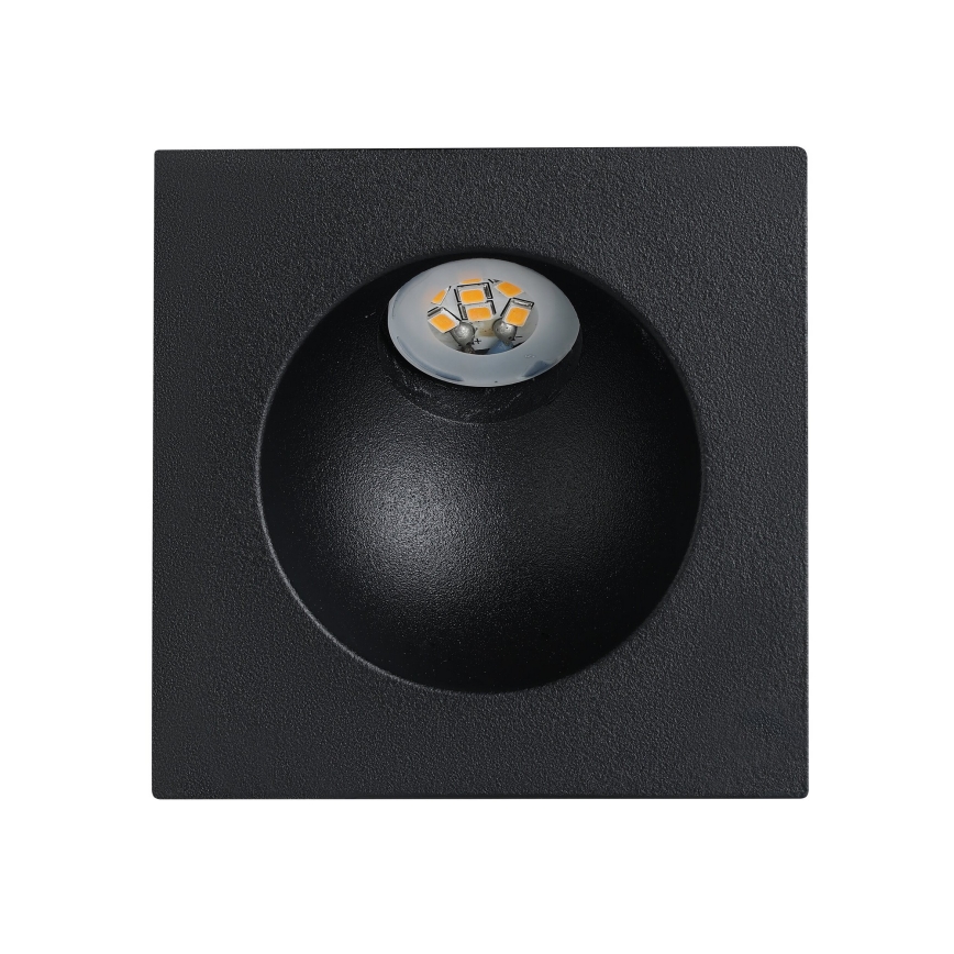 Eglo - Spot d'escalier LED/2W/230V 3000K noir