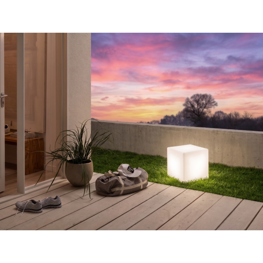 Eglo - Lampadaire extérieur 1xE27/15W/230V 30x30 cm IP65
