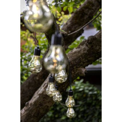 Eglo - Guirlande décorative extérieure 10xLED/0,06W/3V IP44