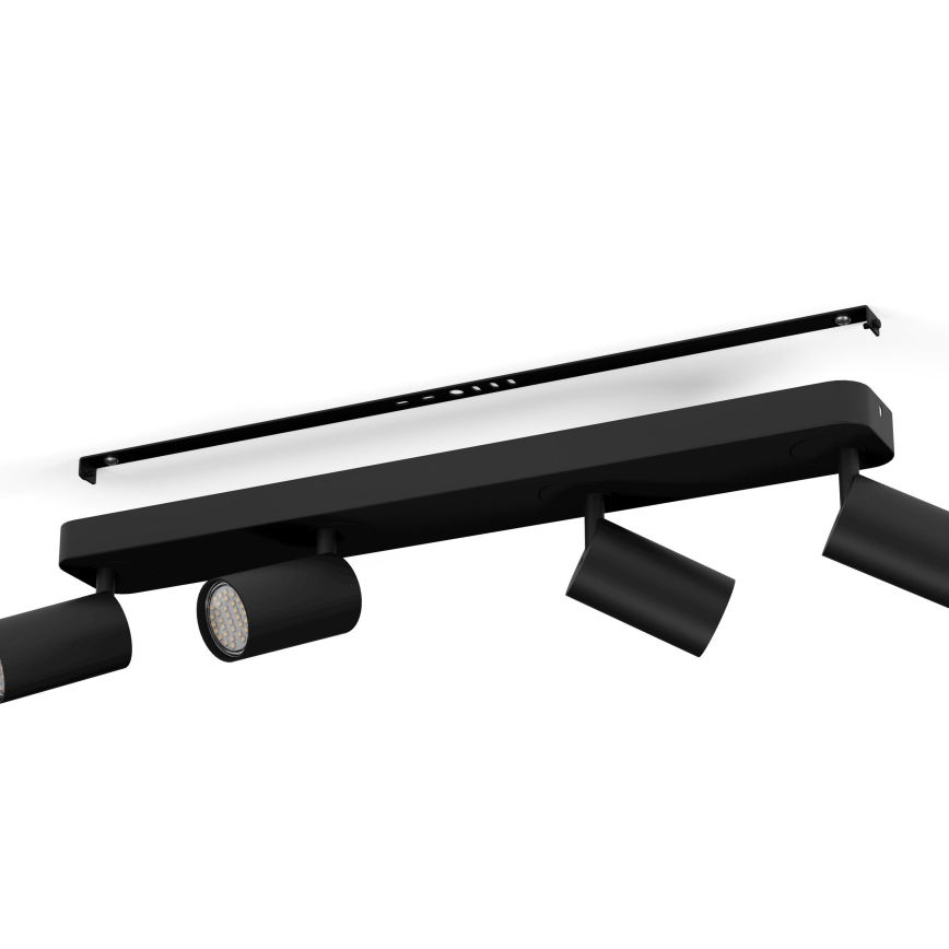 Eglo - Spot LED à intensité variable RGBW 4xGU10/4,9W/230V noir