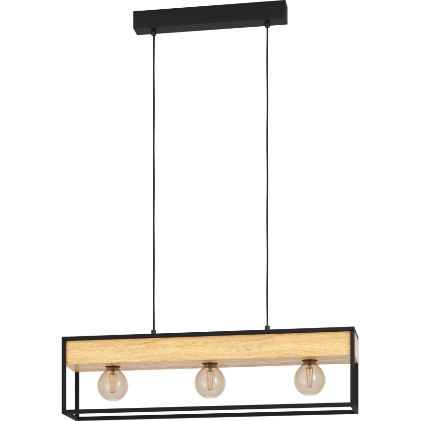 Eglo - Suspension filaire 3xE27/40W/230V