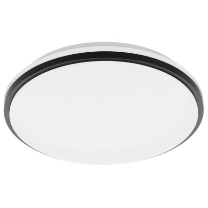 Eglo - Plafonnier salle de bain LED/15,6W/230V IP44 noir