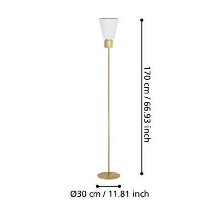 Eglo - Lampadaire 1xE27/40W/230V