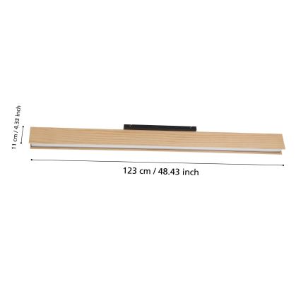 Eglo - Plafonier RGBW à intensité variable LED/35W/230V 2700-6500K