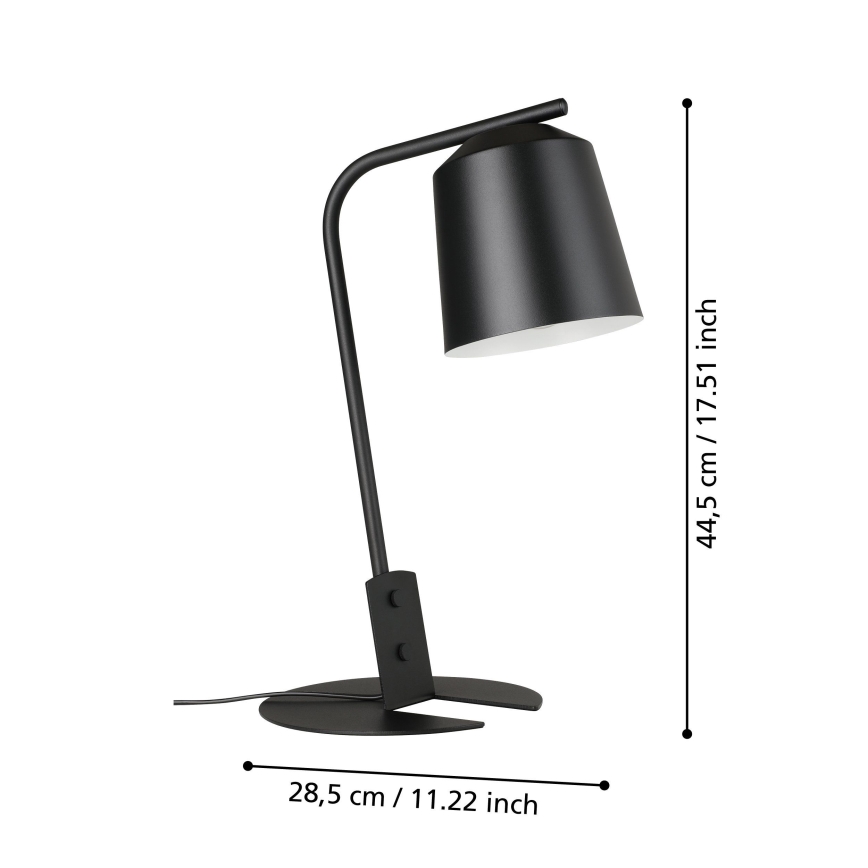 Eglo - Lampe de table 1xE27/40W/230V