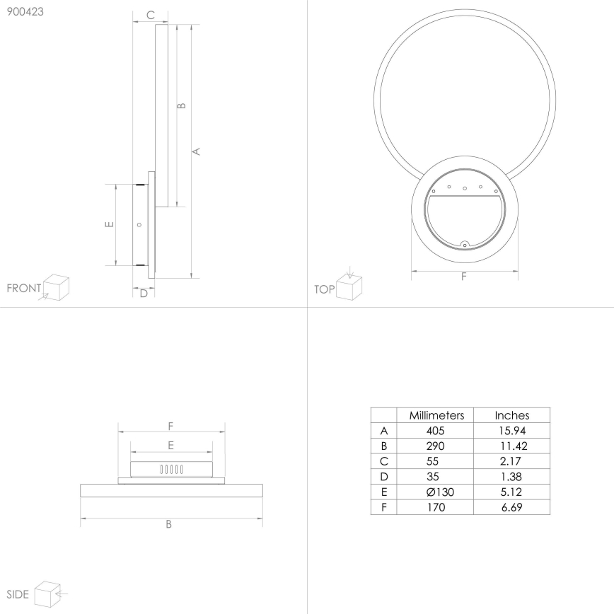 Eglo - Plafonnier à intensité variable LED/15W/230V doré + télécommande
