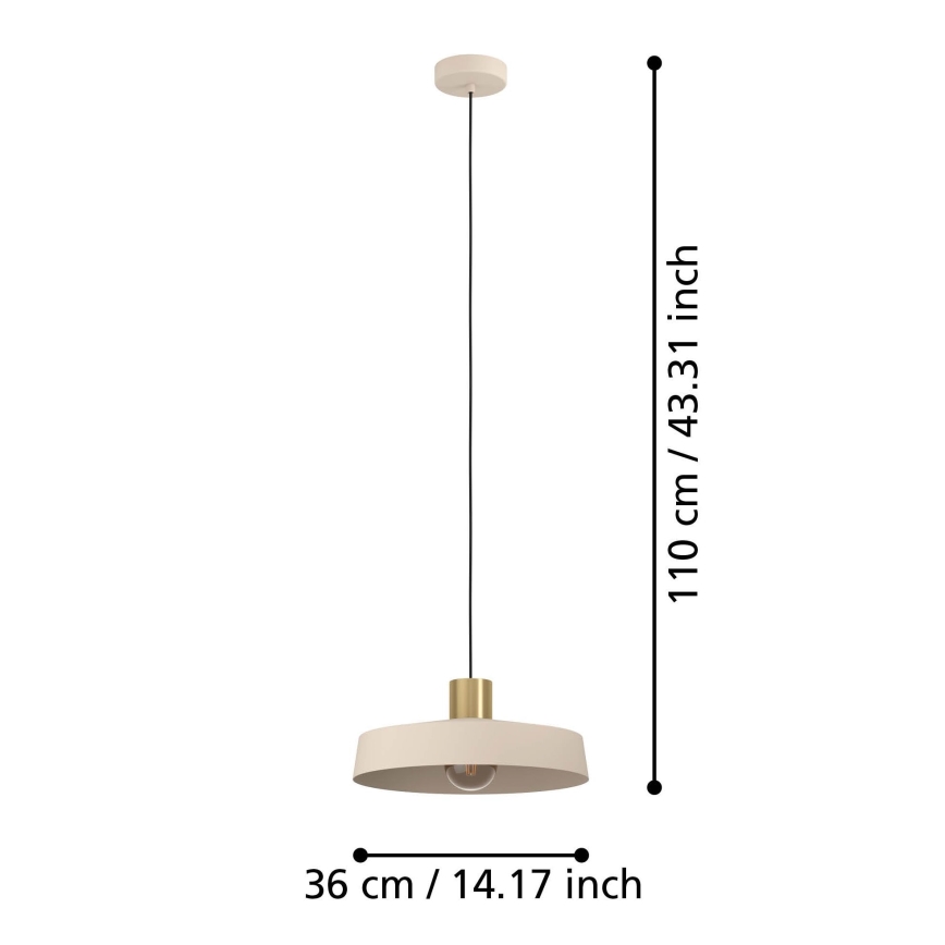 Eglo - Suspension filaire 1xE27/40W/230V