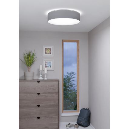 Eglo - Plafonnier LED RGBW à intensité variable LED/35W/230V 2700-6500K gris
