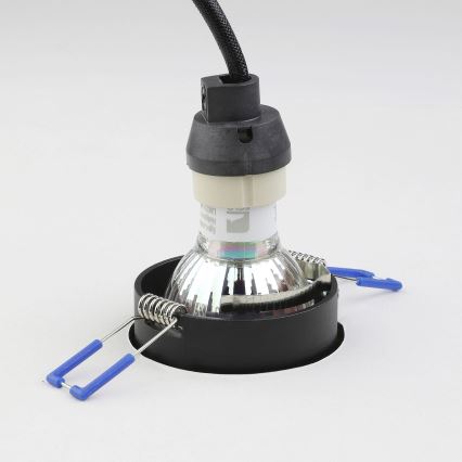 Eglo - Spot encastrable 1xGU10/35W/230V noir