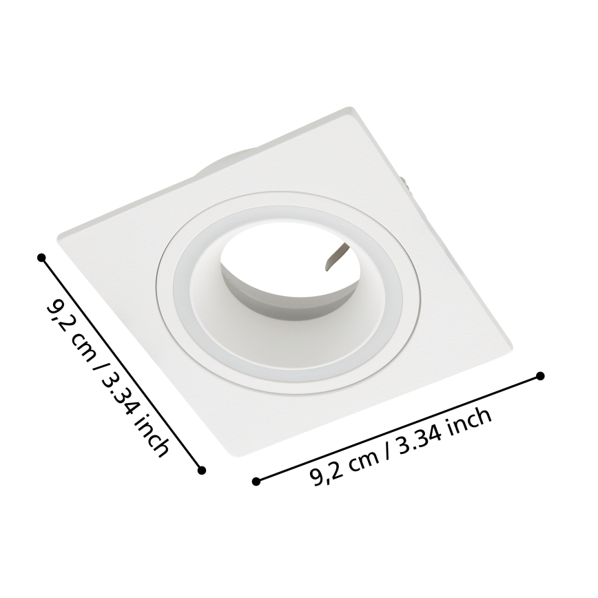 Eglo - Spot encastrable 1xGU10/35W/230V blanc