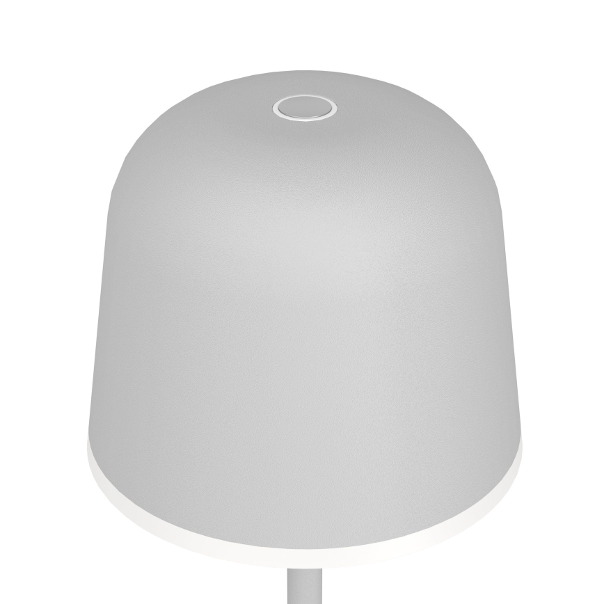 Eglo - Lampe d'extérieur rechargeable LED dimmable LED/2,2W/5V 1800 mAh gris IP54