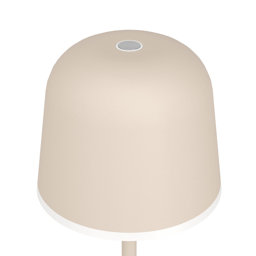 Eglo - Lampe d'extérieur à intensité variable rechargeable LED/2,2W/5V 1800 mAh beige IP54
