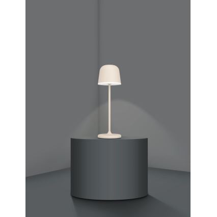 Eglo - Lampe d'extérieur à intensité variable rechargeable LED/2,2W/5V 1800 mAh beige IP54