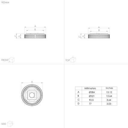 Eglo - Plafonnier LED/24W/230V