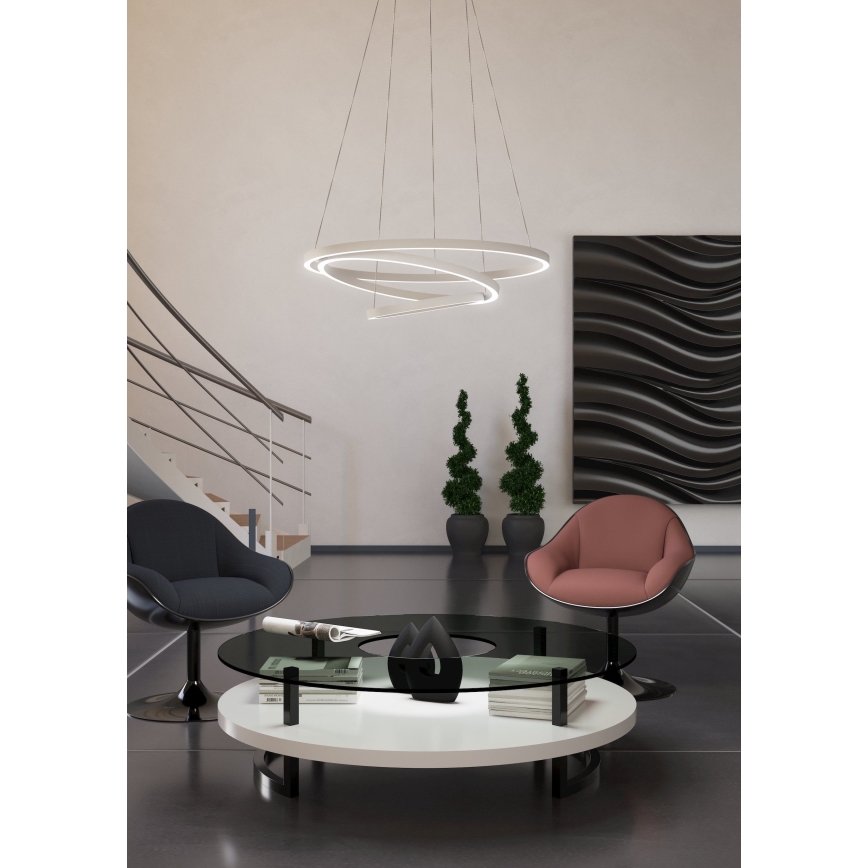 Eglo -Suspension filaire à intensité variable LED/43,2W/230V blanc
