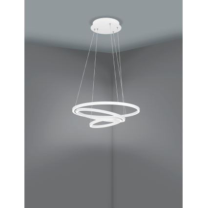 Eglo -Suspension filaire à intensité variable LED/43,2W/230V blanc
