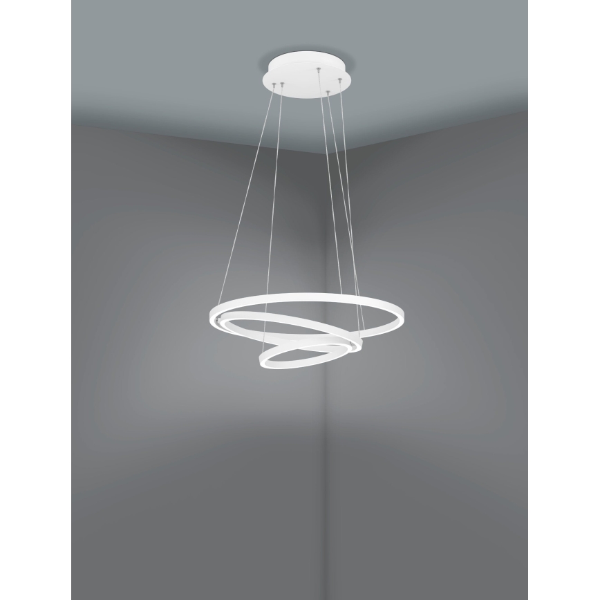Eglo -Suspension filaire à intensité variable LED/43,2W/230V blanc