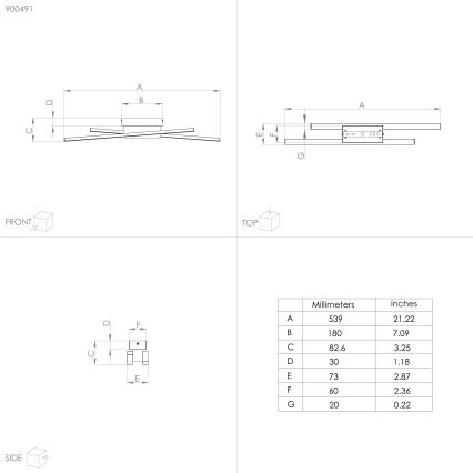 Eglo - Applique murale 2xLED/6,3W/230V