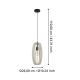 Eglo - Suspension filaire 1xE27/40W/230V crème