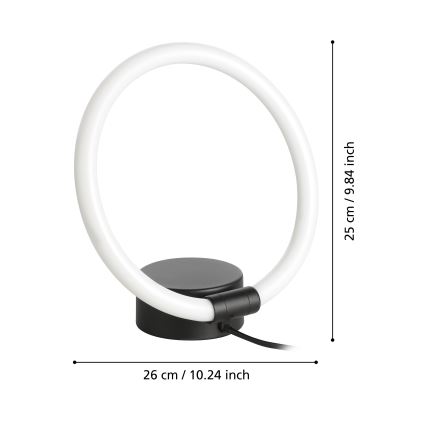 Eglo - Lampe de table LED LED/11,5W/230V