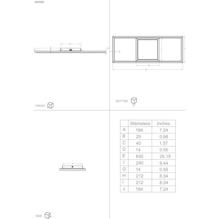 Eglo - Plafonnier LED RGBW à intensité variable LED/21W/230V