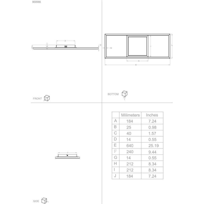 Eglo - Plafonnier LED RGBW à intensité variable LED/21W/230V
