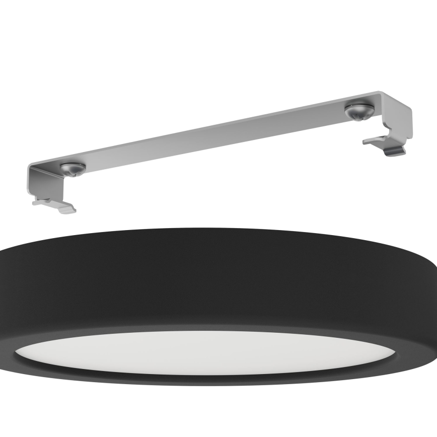 Eglo - Plafonnier LED dimmable, 11 W, 230 V, noir, Ø 16 cm