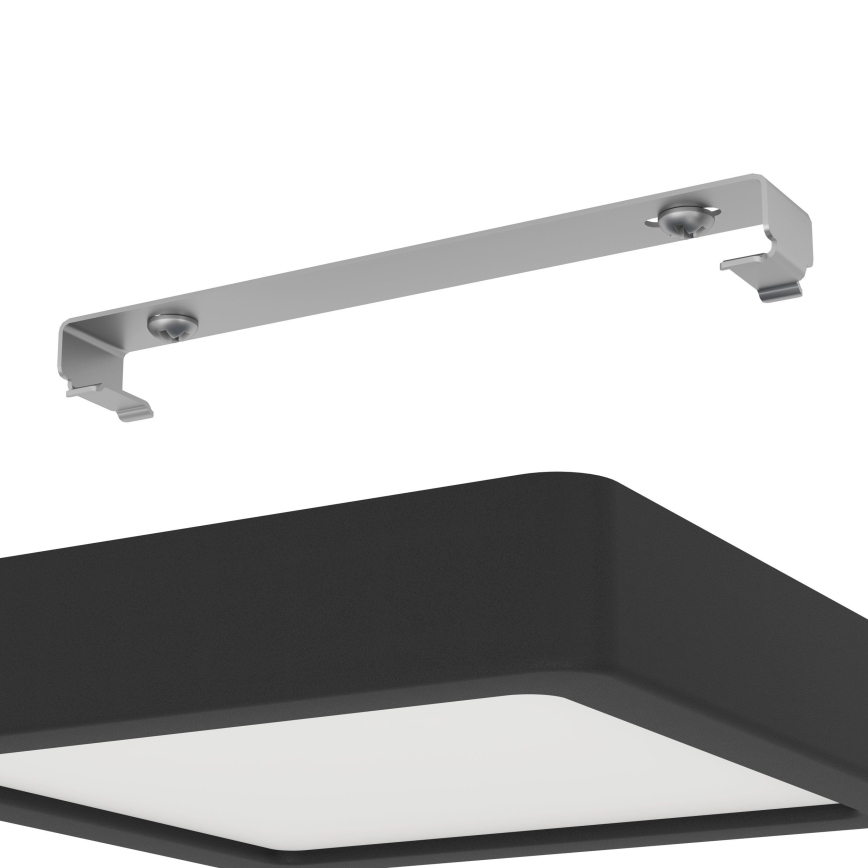 Eglo - Plafonnier LED dimmable LED/11W/230V noir 16x16 cm