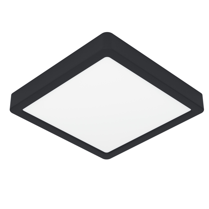Eglo - Plafonnier LED dimmable LED/17W/230V noir 21x21 cm