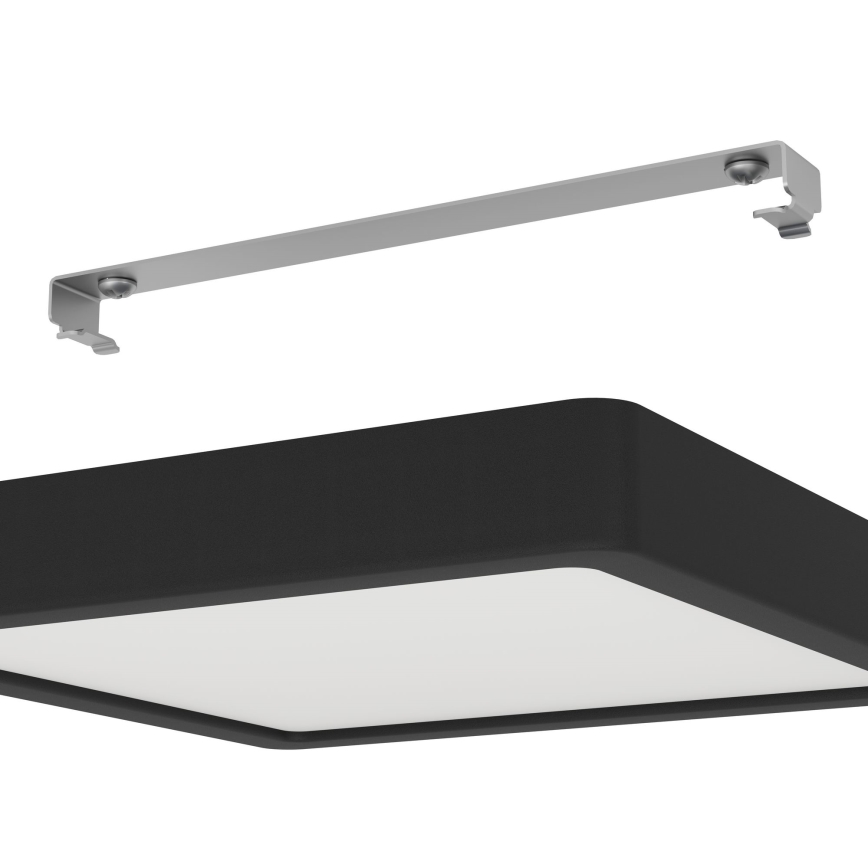 Eglo - Plafonnier LED dimmable LED/17W/230V noir 21x21 cm