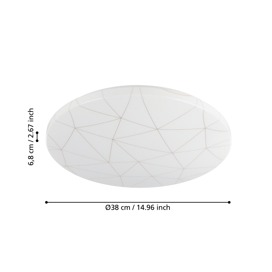 Eglo - Plafonnier LED/19,5W/230V