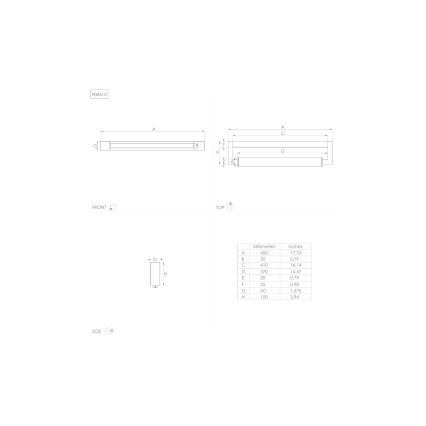 Eglo - Éclairage de miroir LED salle de bain LED/8,9W/230V IP44