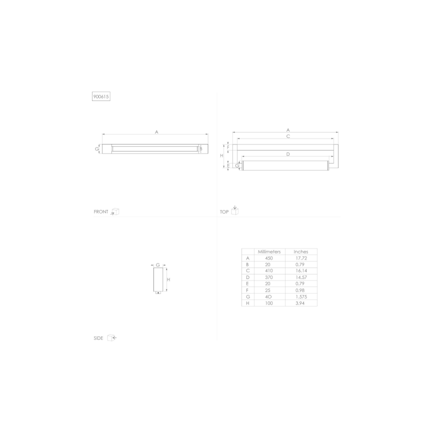 Eglo - Éclairage de miroir LED salle de bain LED/8,9W/230V IP44