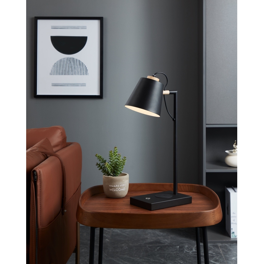 Eglo 900626 - Lampe LED dimmable avec charge sans fil LACEY LED/5,5W/230V