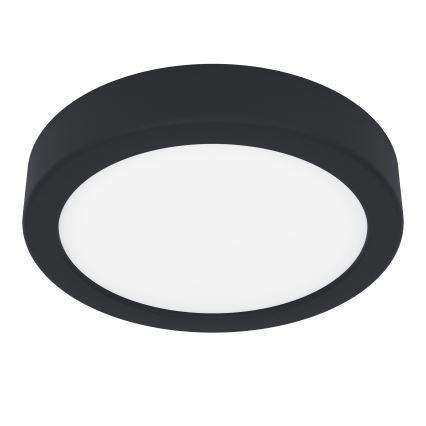 Eglo - Plafonnier LED pour salle de bains LED/11W/230V IP44 noir Ø 16 cm